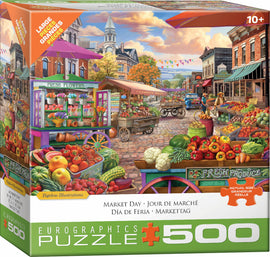 Main Street Market by Bigelow Illustrations XL 500-Piece Puzzle