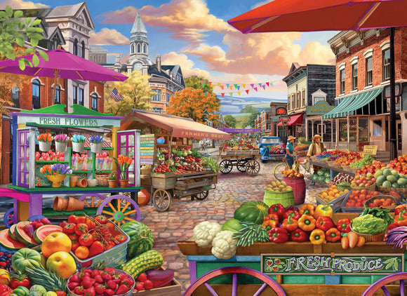 Main Street Market by Bigelow Illustrations XL 500-Piece Puzzle