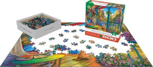 Hammock with a View by Dominic Davison XL 500-Piece Puzzle