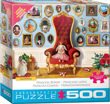 Princess Bunny by Lucia Heffernan 500-Piece Puzzle