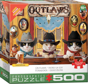 Outlaws by Lucia Heffernan 500-Piece Puzzle