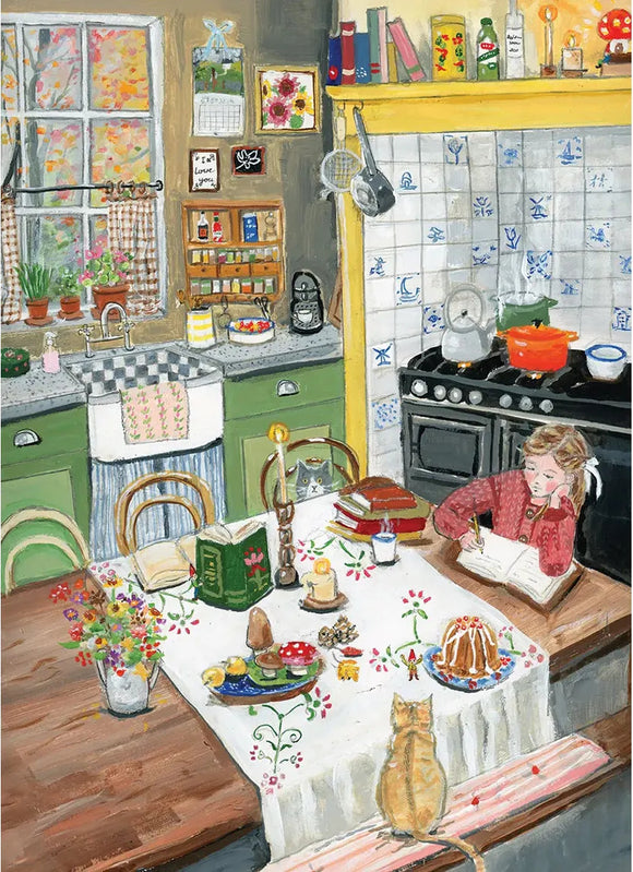 Afterschool Homework by Gwen van Knippenberg 500-Piece Puzzle