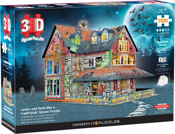Haunted House 3D puzzle - 1100pc