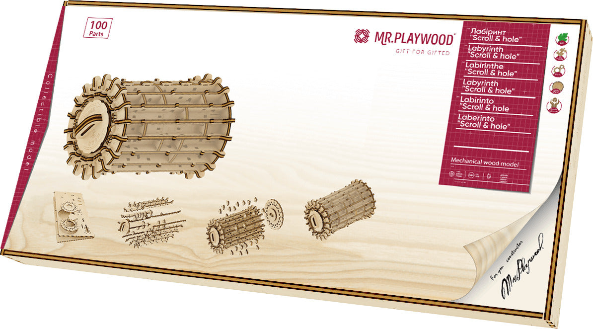 MECHANICAL LABYRINTH SCROLL&HOLE