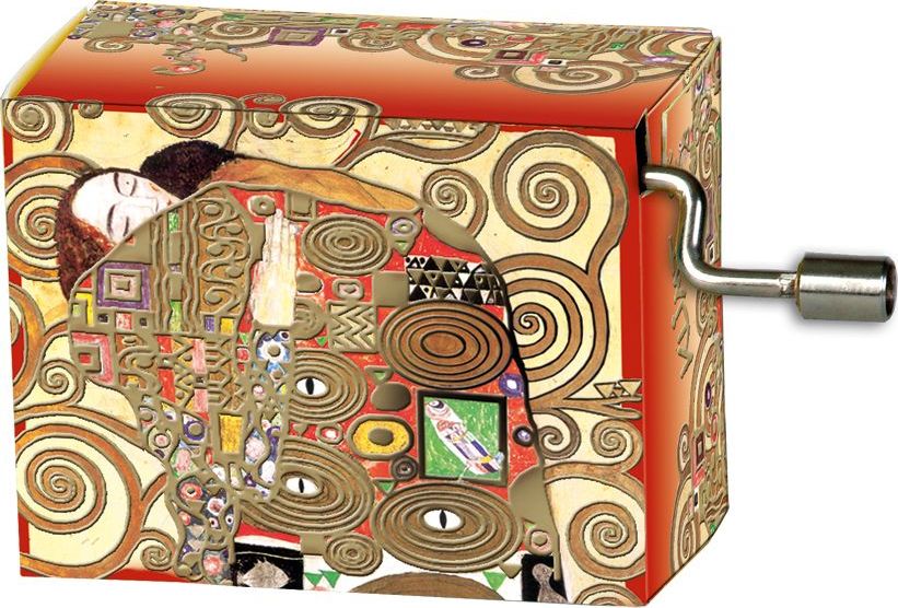 Klimt The Embrace Music Box