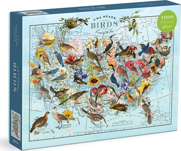 picture of US State Birds 1000 Piece Puzzle box