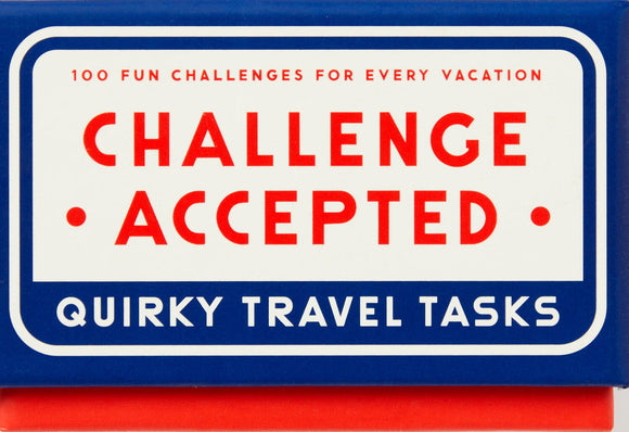 Challenge Accepted Travel Tasks Card Deck