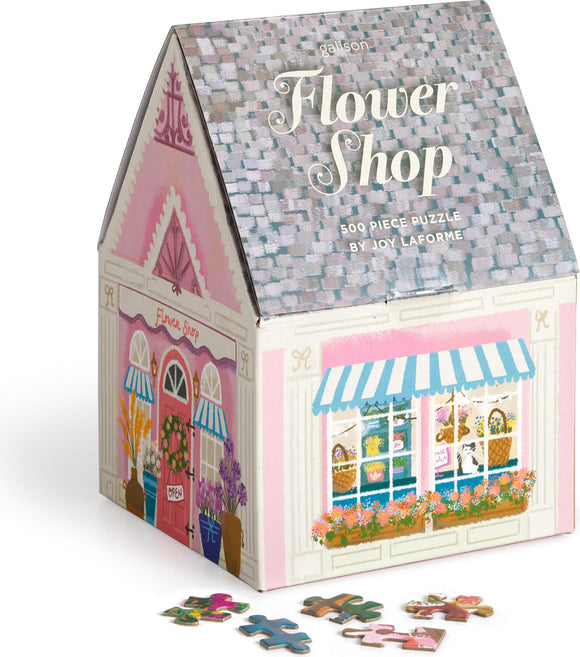Joy Laforme Flower Shop 500 Piece House Puzzle