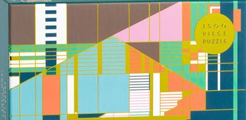 Frank Lloyd Wright Hillside Curtain 1500 Piece Foil Puzzle