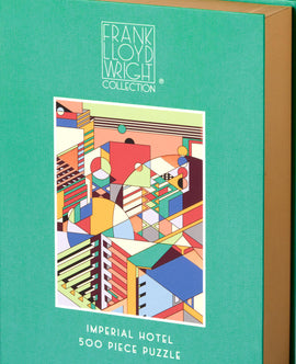 Frank Lloyd Wright Imperial Hotel 500 Piece Book Puzzle