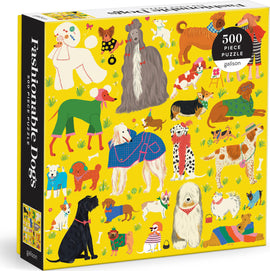 Fashionable Dogs 500 Piece Puzzle