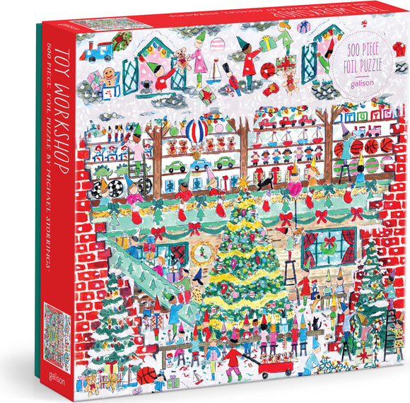 Michael Storrings Toy Workshop 500 Piece Foil Puzzle