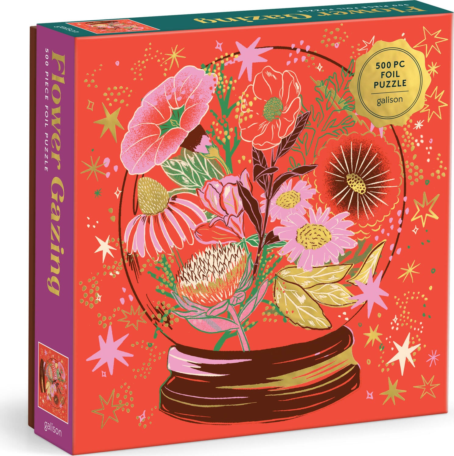 Flower Gazing 500 Piece Foil Puzzle
