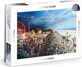 Stephen Wilkes Day To Night™ Coney Island 1500 Piece Puzzle