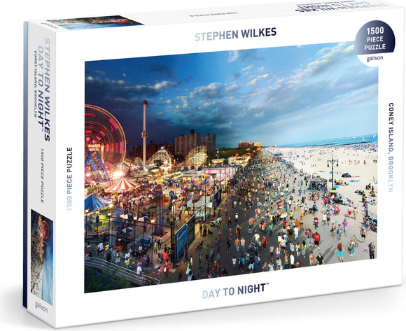 Stephen Wilkes Day To Night™ Coney Island 1500 Piece Puzzle