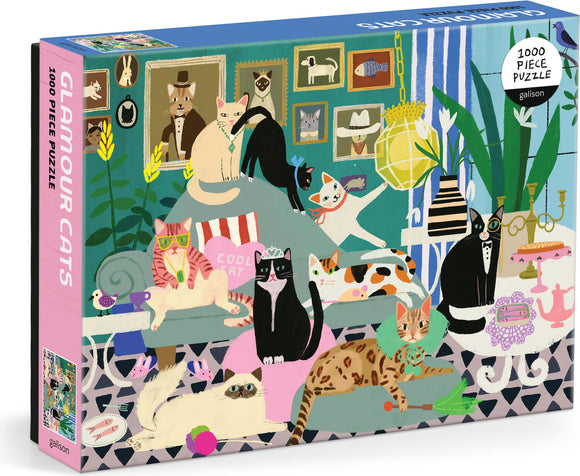 Glamour Cats 1000 Piece Puzzle