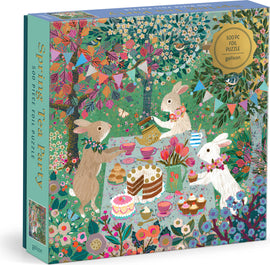 Spring Tea Party 500 Piece Foil Puzzle