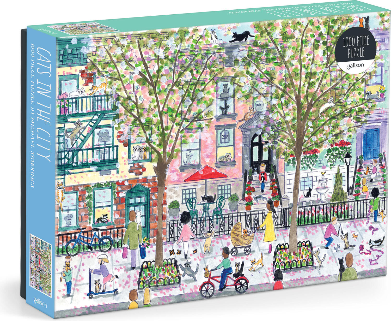 Michael Storrings Cats In The City 1000 Piece Puzzle