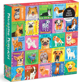 Pawsome Portraits 500 Piece Family Puzzle