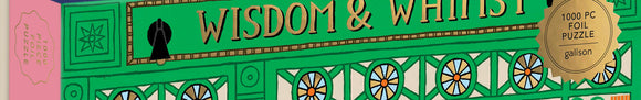Wisdom & Whimsy Bookshop 1000 Piece Foil Puzzle
