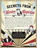 Cover of 'Big Magic for Little Hands' by Workman Publishing Co, featuring illustrations of children performing magic tricks including a boy in a tuxedo and a girl with a magic wand. The background has a colorful circus theme with stars, showcasing the fun and excitement of learning magic.