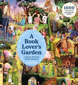 A Book Lover's Garden: A 1000 Piece Puzzle