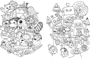 A Million Little Monsters: Frightful Creatures to Color