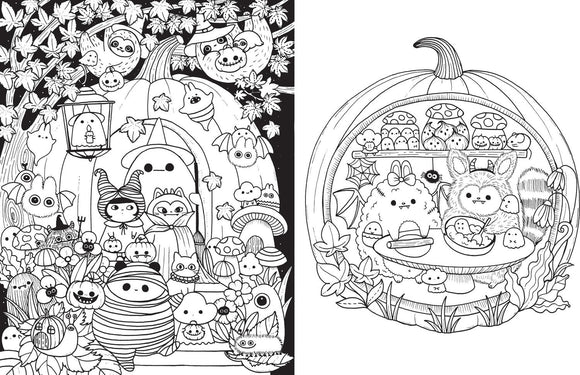 A Million Little Monsters: Frightful Creatures to Color