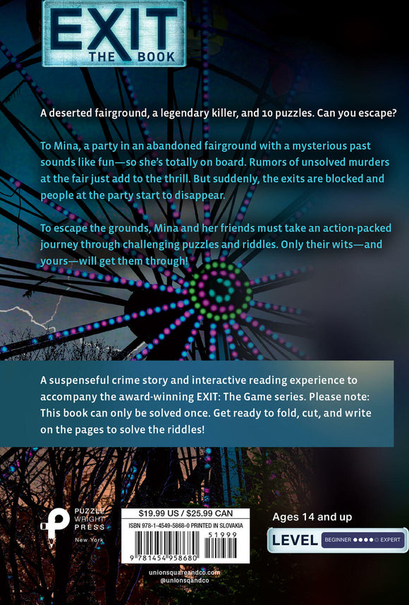 EXIT: The Book - The Fairground of Fear: A Puzzle Novel