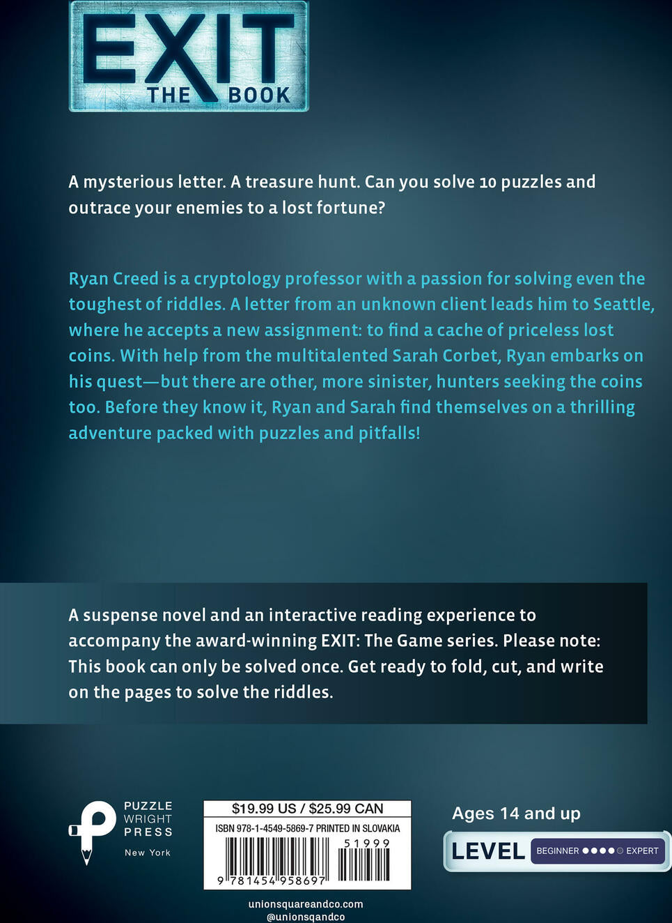 EXIT: The Book - The Ryan Creed Case: A Puzzle Novel