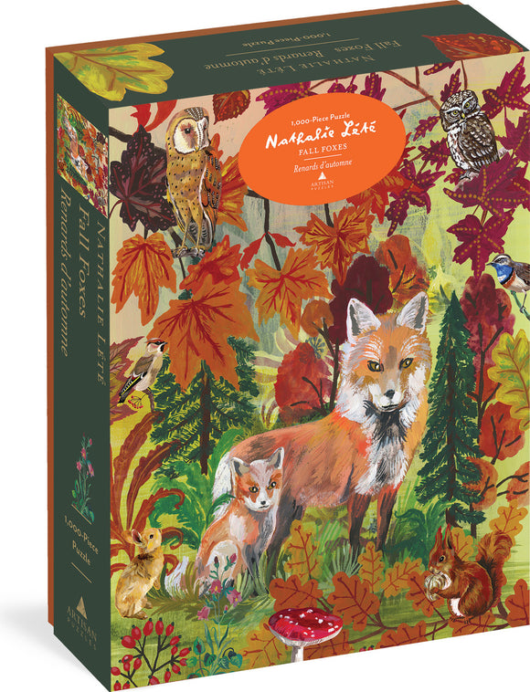 Nathalie Lété: Fall Foxes 1,000-Piece Puzzle