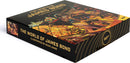 The World of James Bond jigsaw puzzle by Laurence King Publishing. The box features vibrant illustrations related to James Bond, showcasing iconic elements from the films, including vehicles and gadgets. The puzzle contains 1,000 pieces and is designed by Shan Jiang.