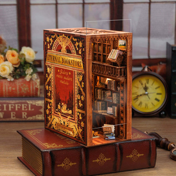 DIY Bookend Puzzle: Eternal Bookstore with dust cover