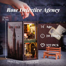 DIY Bookend Puzzle: Rose Detective Agency w/ Dust Cover