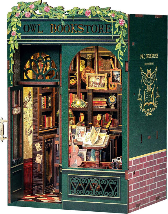 Bookend Puzzle: Owl Bookstore