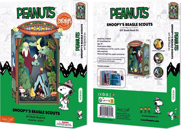 DIY Miniature Bookend: Peanuts Beagle Scouts