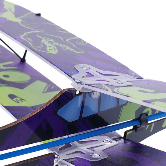 Rubber Band Airplane Science - Biplane