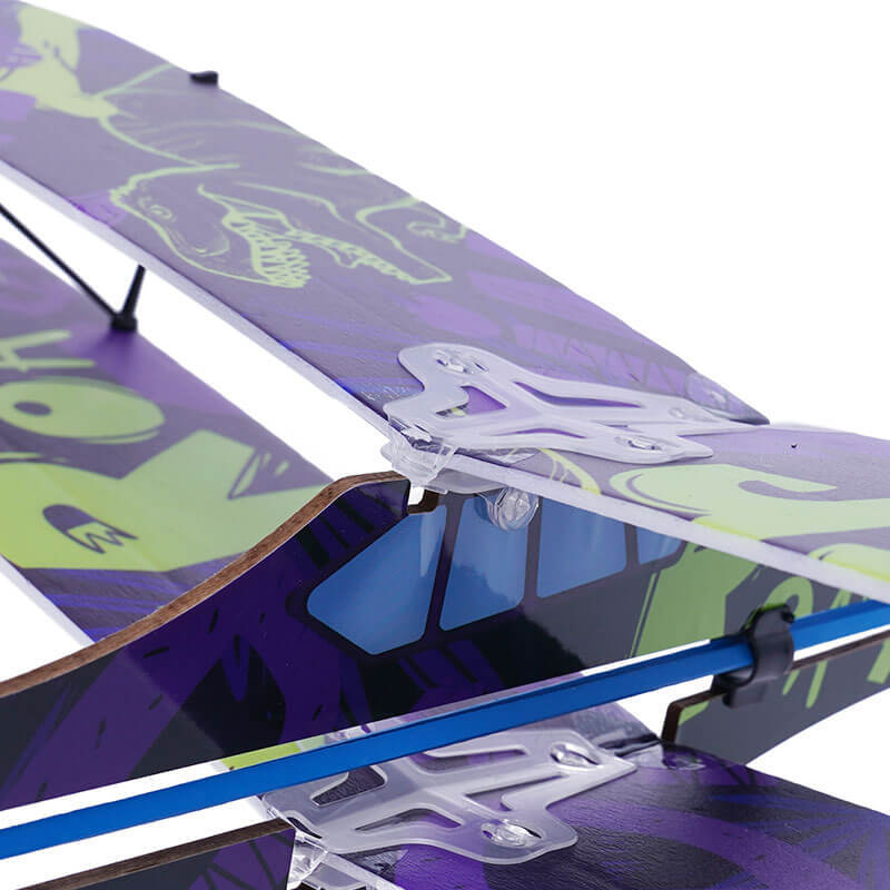 PLAYSTEAM Avion à élastique 3 En 1 – Hydravion + Aile Basse + Enrouleur électrique – Science Et Jeu – Dès 6 Ans