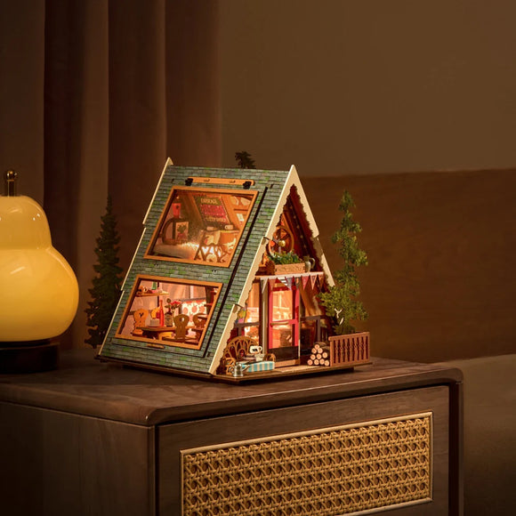 A-Frame Cabin, DIY Miniature House