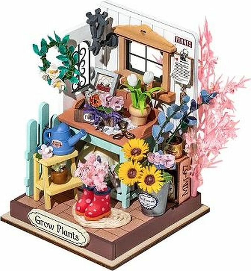 DIY Dreaming Terrace Garden Kit by Robotime | EurekaPuzzles