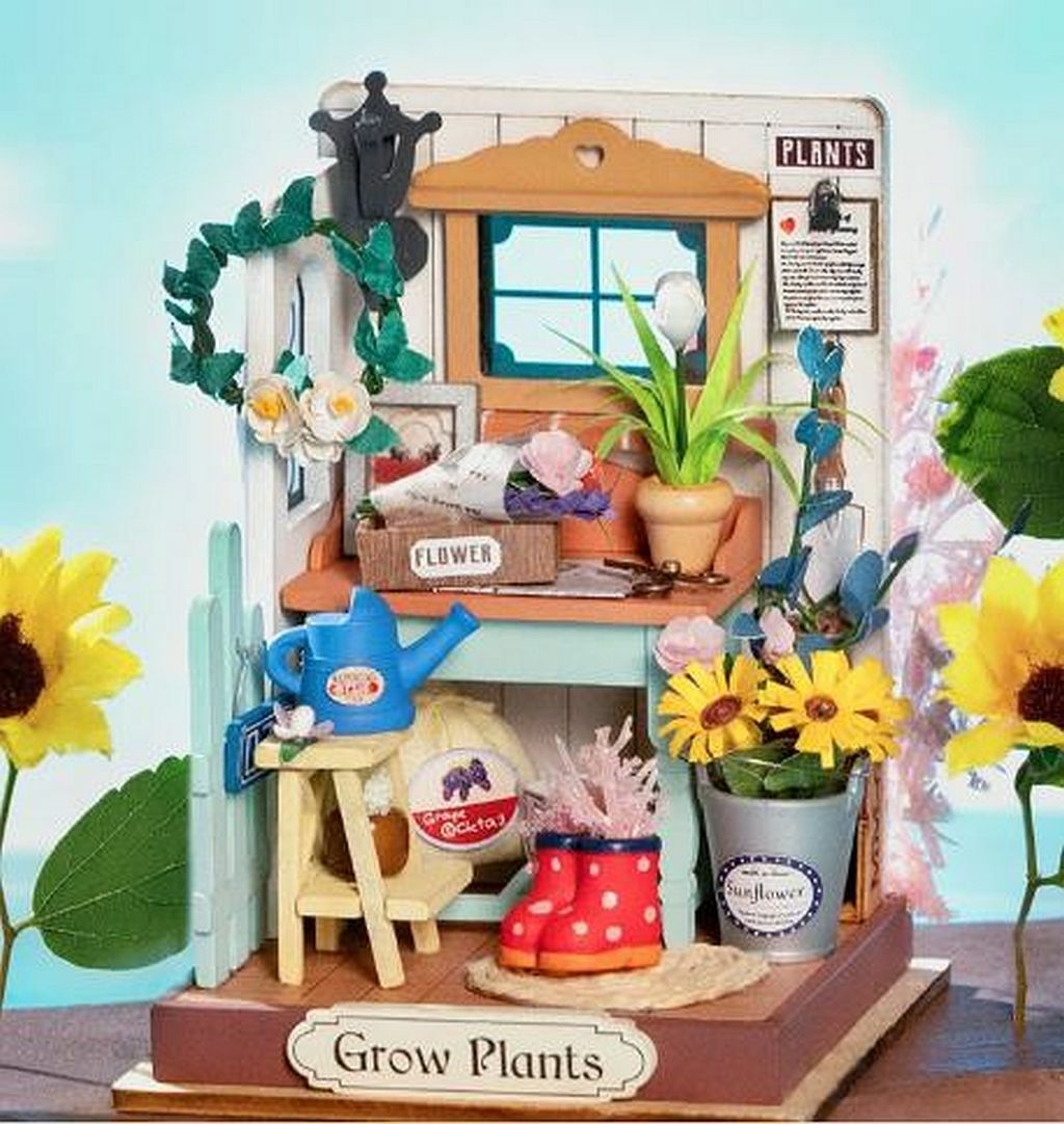 DIY Dreaming Terrace Garden Kit by Robotime | EurekaPuzzles