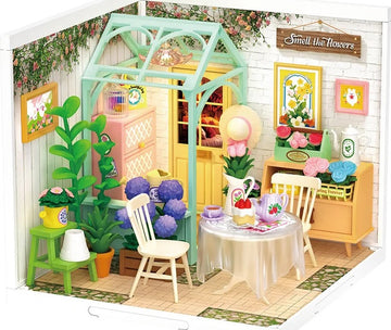 Blooming Tea Garden DIY Plastic Miniature House