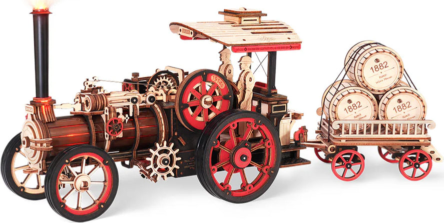 Steam Engine Mechanical 3D Wooden Puzzle