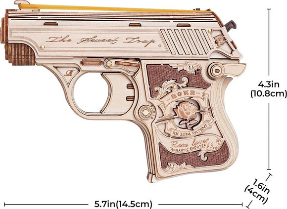 Mini Gun Toy Wooden 3D Puzzle