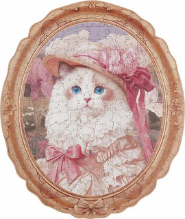 Rowood Springtime Kitty 200-Piece Wooden Jigsaw Puzzle
