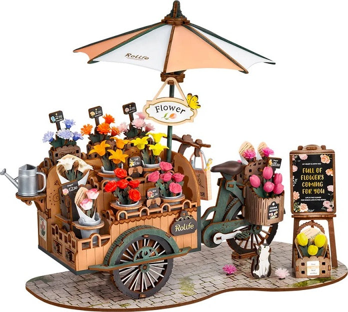 Blossom Cart 3D Wooden Puzzle