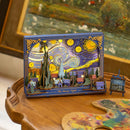 The Starry Night Wall Art 3D Wooden Puzzle