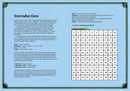 The Catan Puzzle Book offers a fun and challenging way to engage in puzzle solving based on the popular board game. Inside, players navigate through a series of intriguing challenges to earn resources as they work to develop their settlements. The introduction outlines how to solve puzzles while tracking resources and achievements, with grids for marking completed puzzles. Perfect for fans of Catan looking for a new way to enjoy their favorite game.