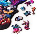 Detail showing whimsy pieces shaped like sea creatures