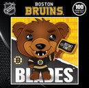 Boston Bruins NHL Mascot 100 Piece Square Puzzle